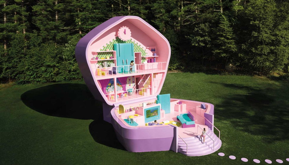 La casa-cofre de Polly Pocket reproduce a escala real la residencia de esta mtica mueca