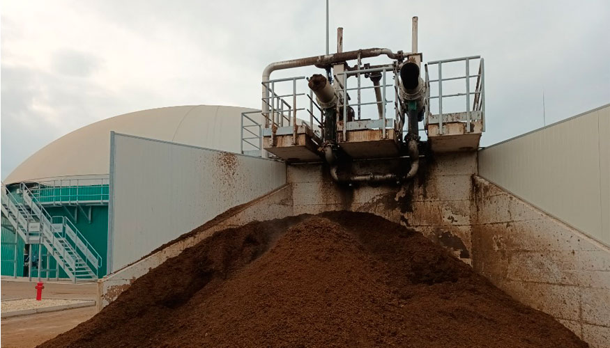 Separacin de fraccin slida de digerido de planta de biometano