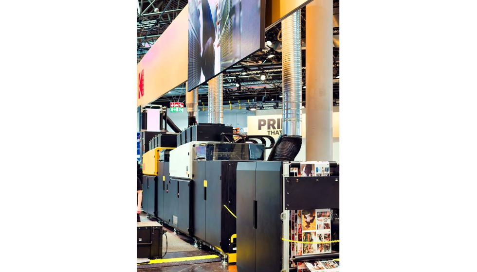 Kodak Prosper Ultra 520, expuesta en Drupa 2024