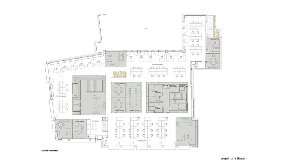 Fbrica remodelada. Imagem: Arquinur+Baum