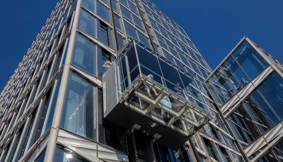 Ascent, el ascensor exterior del edificio One Vanderbilt, cuenta con el suelo acristalado ms grande del mundo