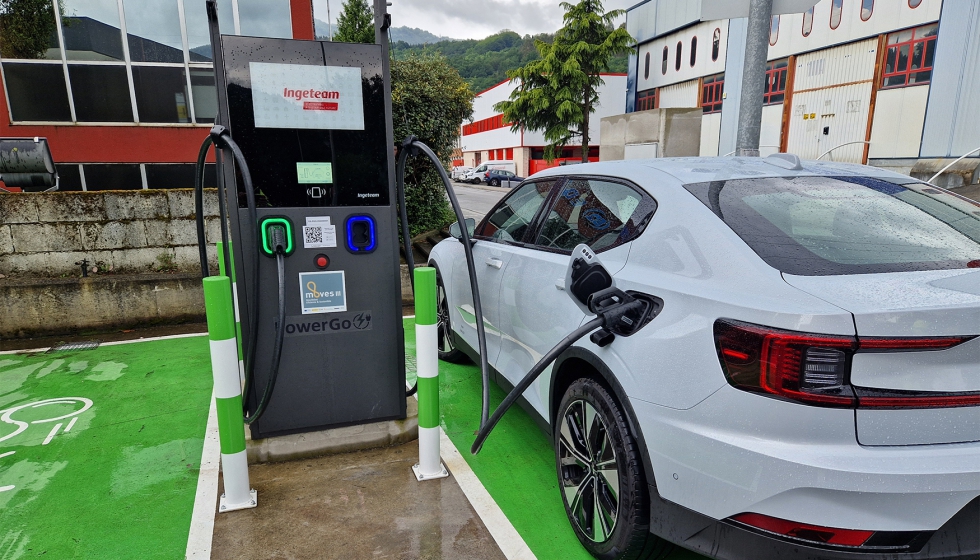 Punto de recarga instalado por Madic Iberia en la estacin de servicio Arribide, Iurreta -Bizkaia. Foto: Madic Group...