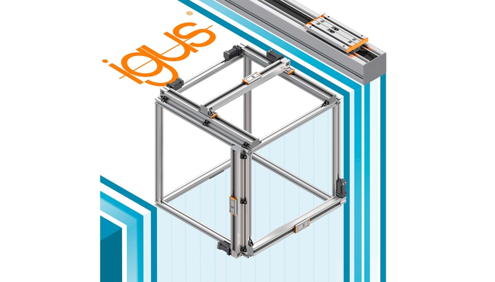 El mdulo lineal de correa dentada Drylin ZLX puede combinarse con perfiles de aluminio de forma rpida y fcil en una especie de sistema modular...