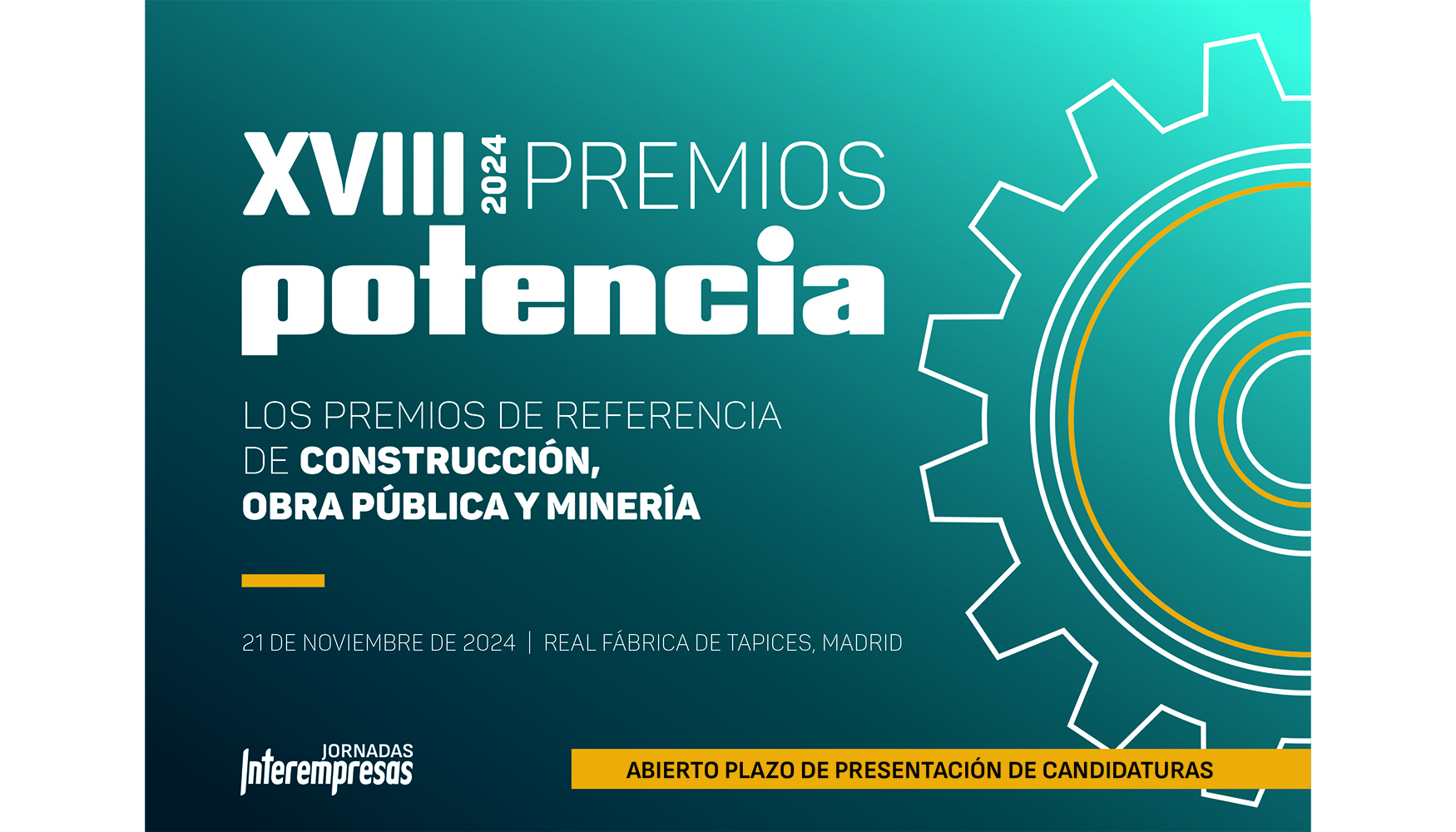 Presenta tu candidatura a los XVIII Premios Potencia