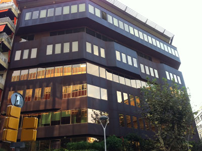 Fachada del edificio de la calle C�rcega de Barcelona