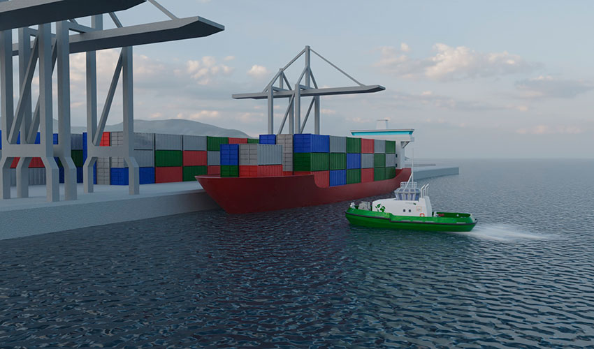 Render del proyecto H2tech4Ship. Fuente: CT Engineering Group (web)