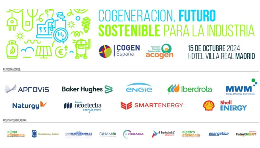 Fotografia de El XX Congreso Anual de Cogeneracin apuesta por el futuro sostenible de la industria