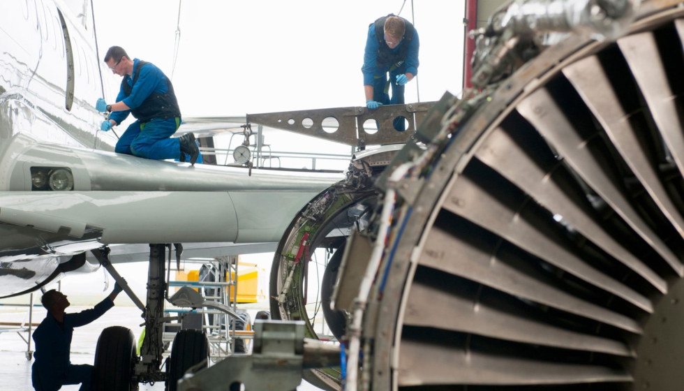 Foto de Ventajas del refrigerante de precisin para mecanizar materiales del sector aeroespacial