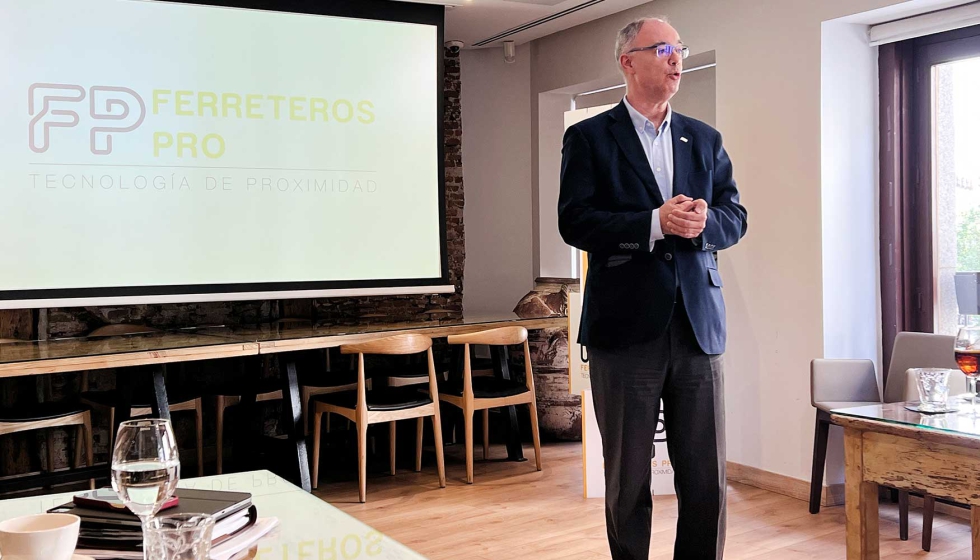 Borja Milns del Bosch, durante la presentacin de Ferreteros Pro