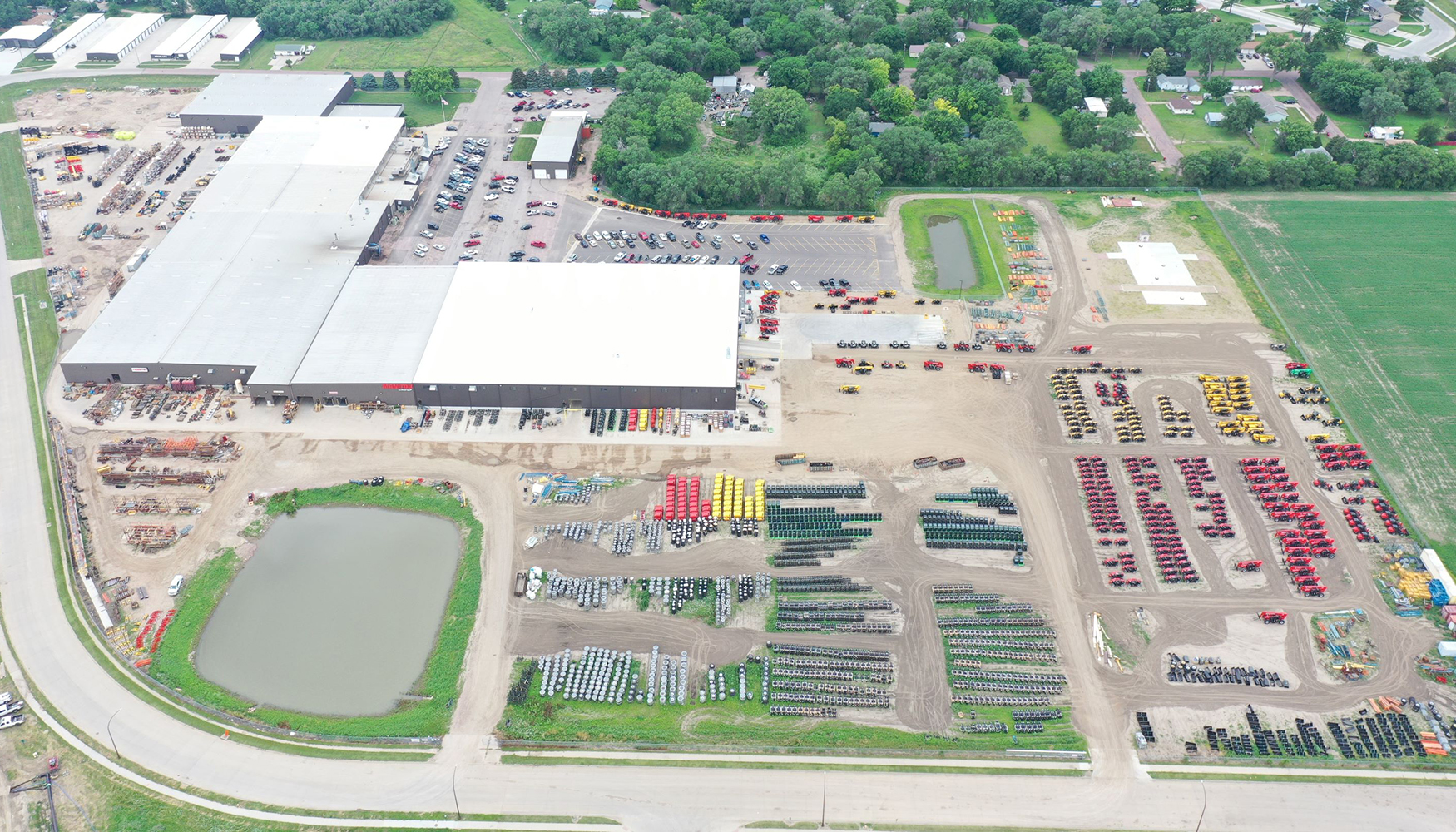 Vista a�rea da f�brica de Yankton