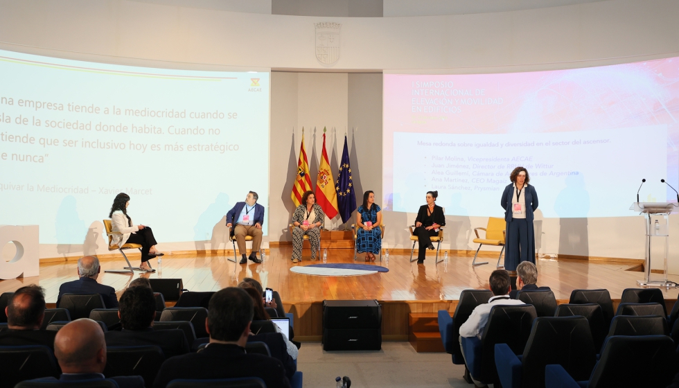 Juan Jimnez, director de RRHH de Wittur Zaragoza, particip en una interesante mesa redonda sobre igualdad y diversidad...