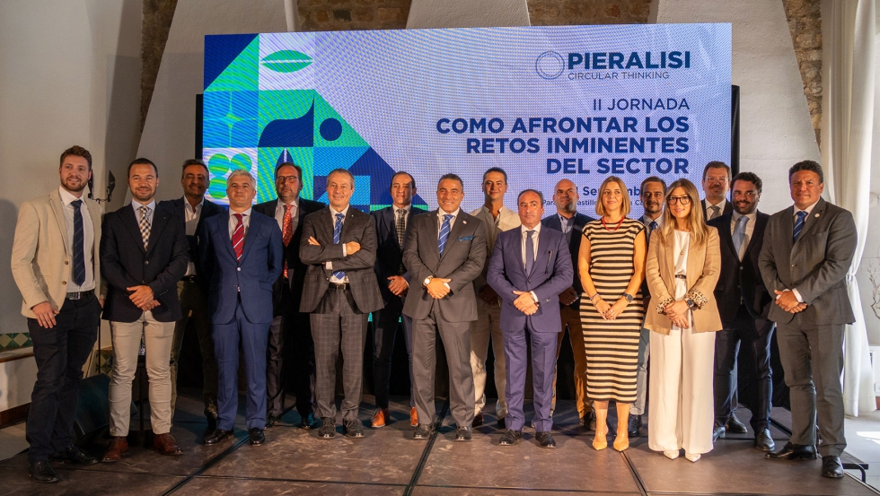 Equipo de Pieralisi Espaa con Aldino Zeppelli