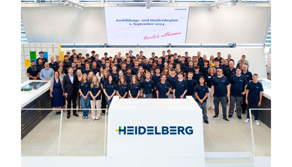 A partir del 1 de septiembre de 2024, 125 jvenes han comenzado su formacin o programas de estudios duales en Heidelberg...