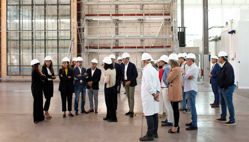 Edificio Laboratorio, diseado en colaboracin con el instituto de ensayos alemn IFT Rosenheim