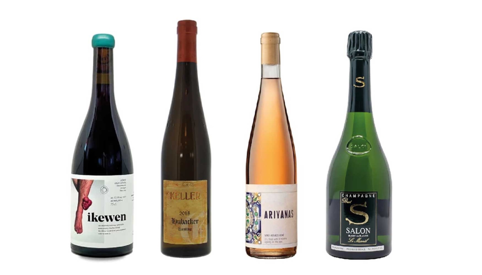 Vinos recomendados ngel Gonzlez Garrido: Ikewen 2022, Hubacker keller 2018, Ariyanas Rom Rosado 2022 y el champagne Salon 2002...