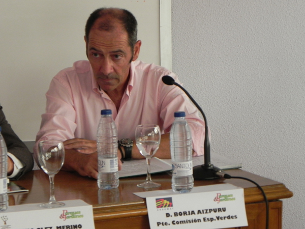 Borja Aizpuru, Chairman of the Committee of green areas in Ansemat