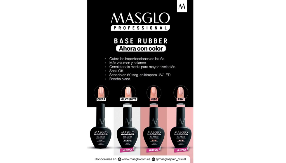 Base Rubber con color de Masglo