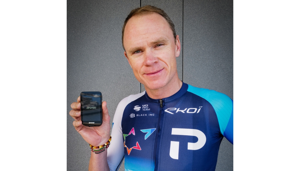 Chris Froome fue anunciado como embajador de la marca iGPSPORT en marzo de 2024...