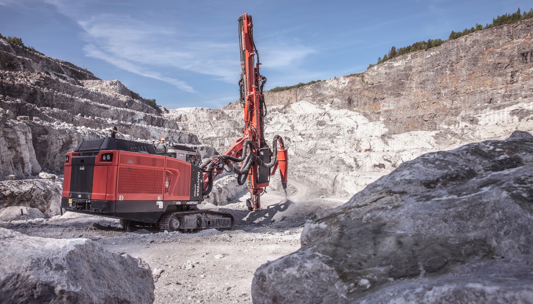 Pantera DP1100i, uno de los productos destacados de Sandvik en MMH 2024