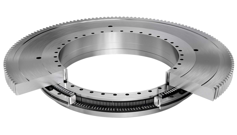 El rodamiento YRTAG para ejes giratorios sustituye el dentado recto del reductor del cliente y reduce de esta manera el espacio y los costes de...