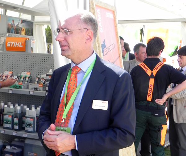 Bernhard Iber, director gerente de Stihl Espaa, en Demoverde 2011