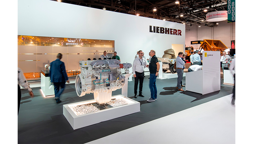 En MINExpo 2024, Liebherr present sus avances en minera, movimiento de tierras, gras mviles y sobre cadenas...