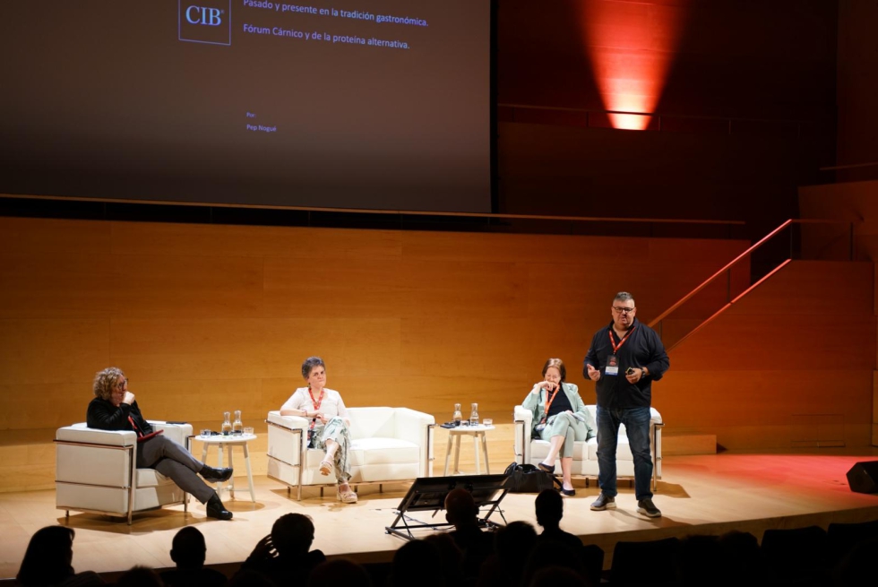 Pep Nogu, fundador y director gastronmico del Culinary Insitute of Barcelona, durante su ponencia