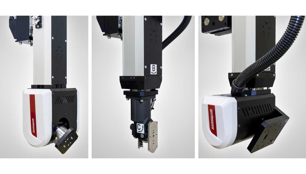 Fig. 1ac: Ms compactos y ligeros: los nuevos ejes rotativos servoaccionados mejoran el rendimiento y la eficiencia de los robots Wittmann...