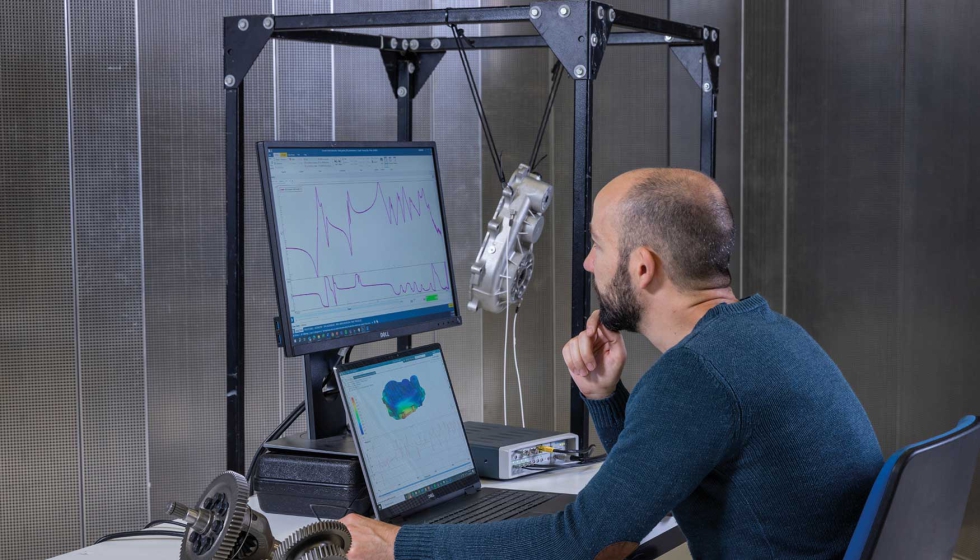 Anlisis modal de la carcasa de una caja de cambios con Simcenter Testlab y Simcenter SCADAS Mobile...