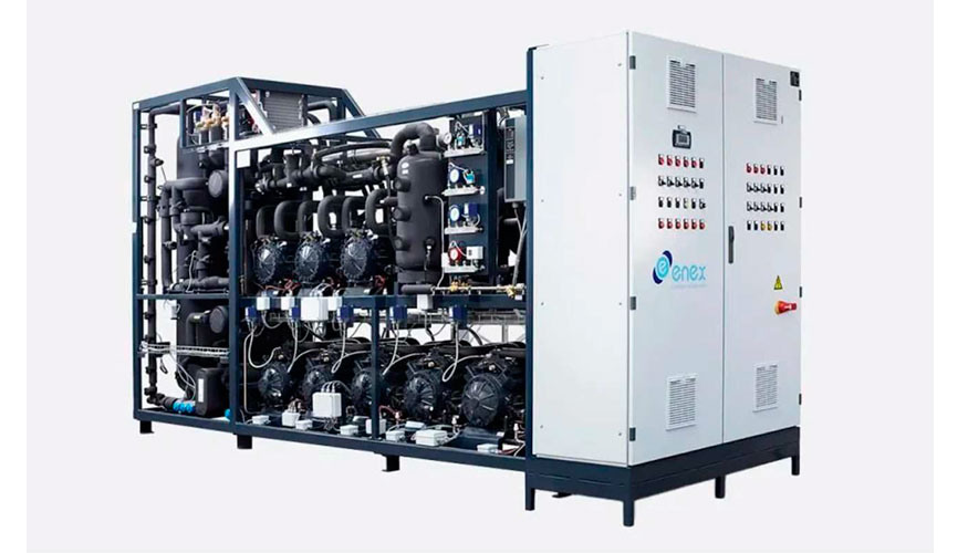 Central frigorfica de CO2 transcrtico Elba. Fuente: Enex Technologies