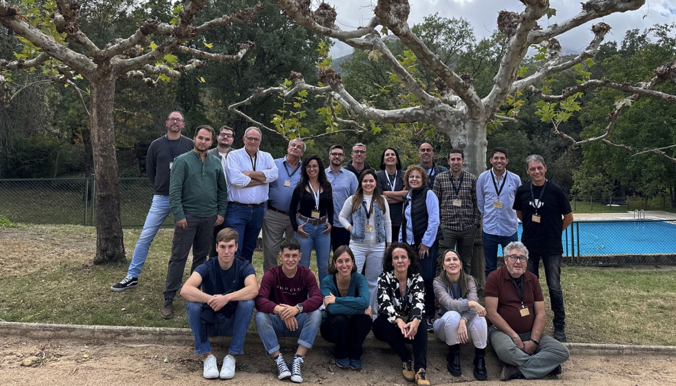 Participantes en el Farm Campus, organizado por Boehringer Ingelheim Animal Health Espaa, junto a la Fundacin Kerbest