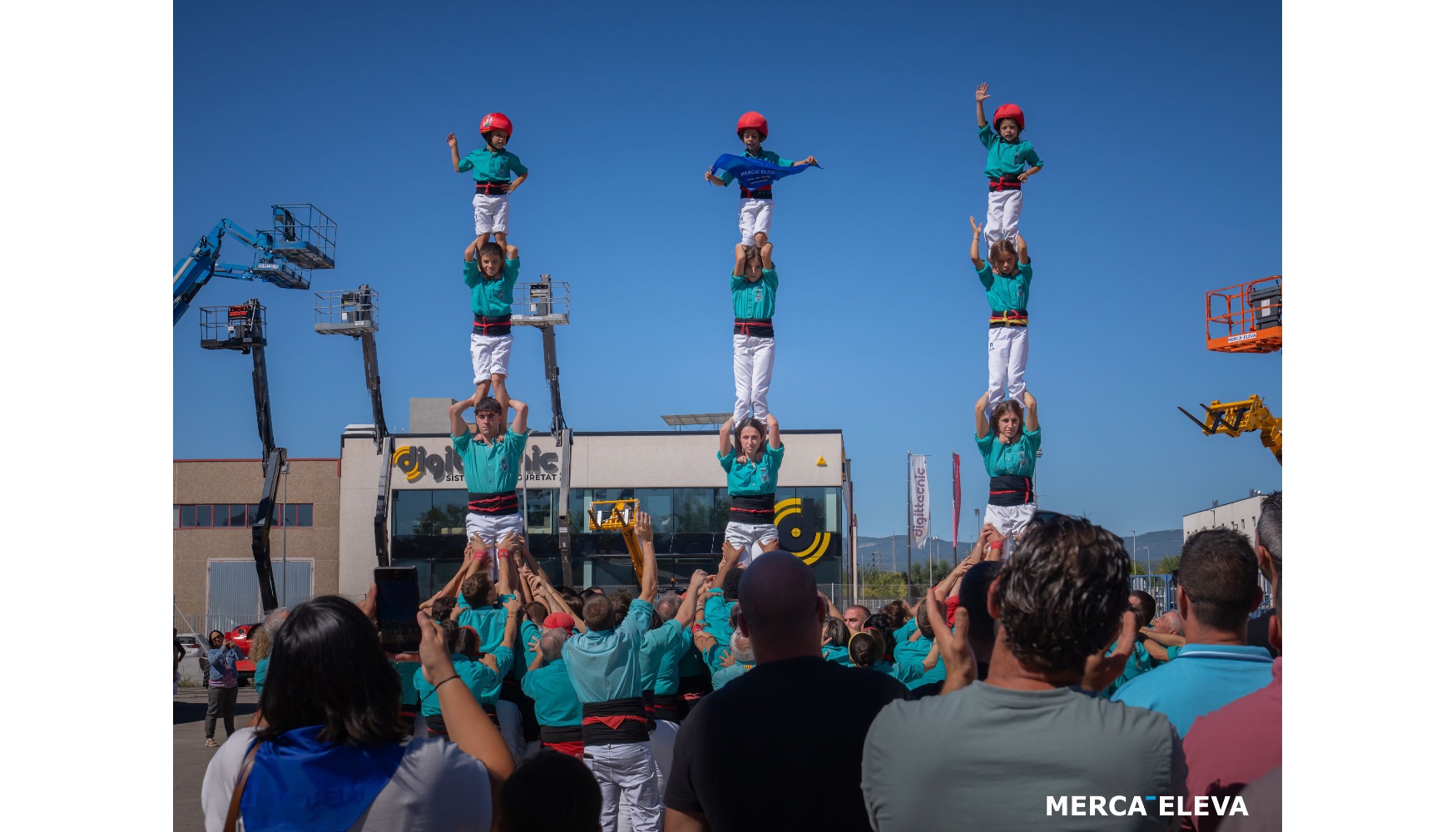 Actuacin de los Castellers de Vilafranca