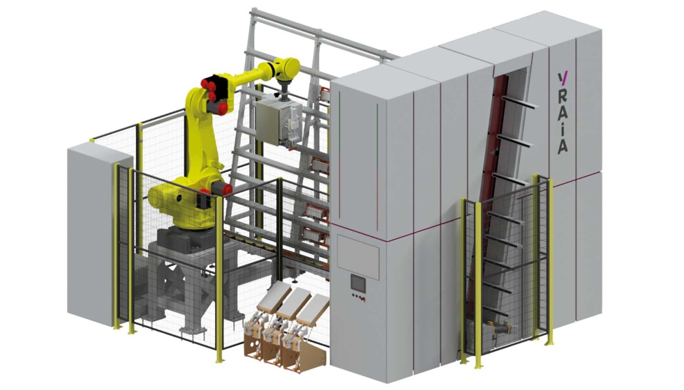 Vema contar en su stand con un robot industrial de ltima generacin para el atornillado automtico de herrajes y bisagras en ventanas de aluminio y...