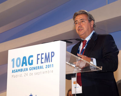 Intervencin de Juan Ignacio Zoido, nuevo presidente de la FEMP, en 10 Asamblea General