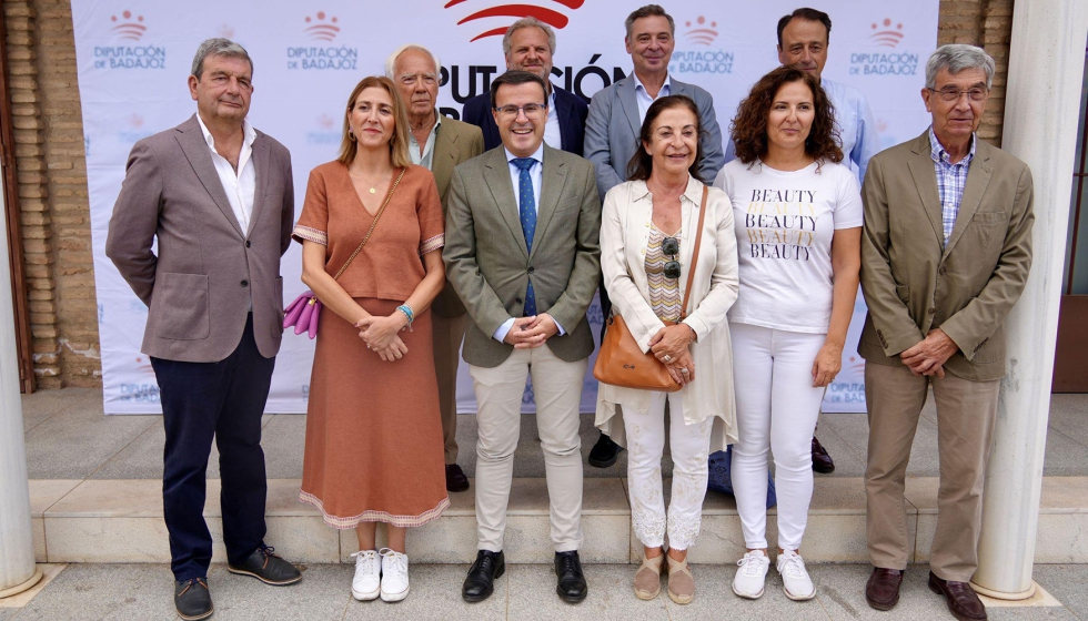 Acto en la Diputacin de Badajoz con las figuras de calidad de la provincia