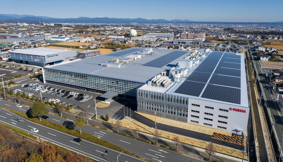 Exterior de la oficina de Hamamatsu Robotics tras la ampliacin y renovacin (la parte derecha muestra la seccin ampliada)...