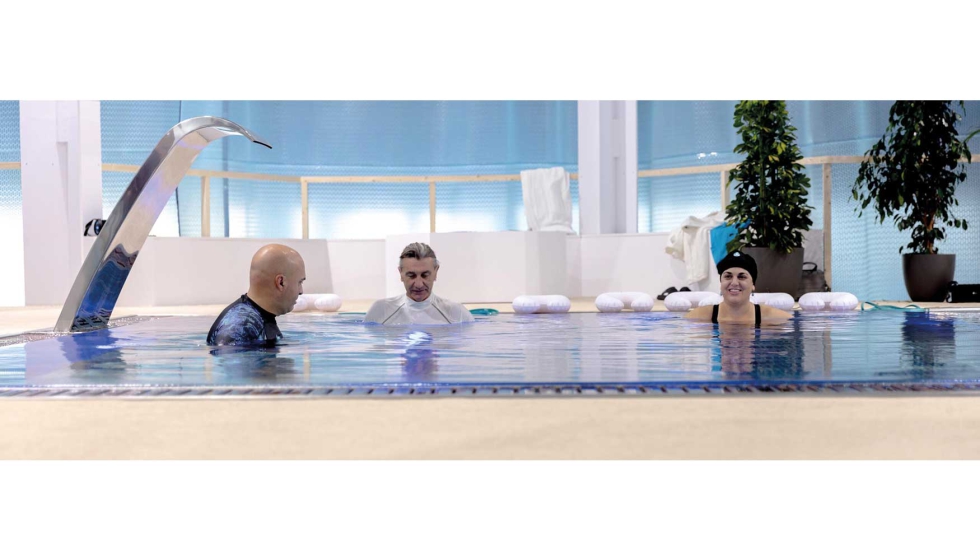 Imagen de la Wellness Zone en la edicin 2023 de Piscina Barcelona