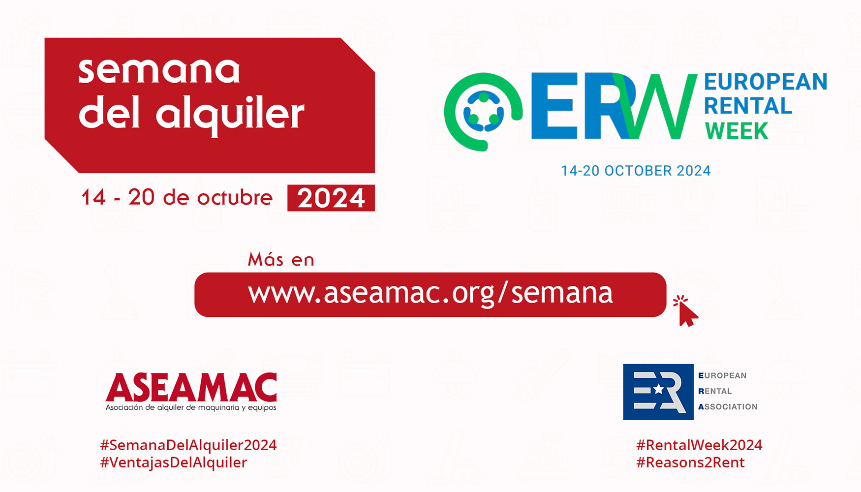 Cartel promocional de la Semana Europea del Alquiler 2024