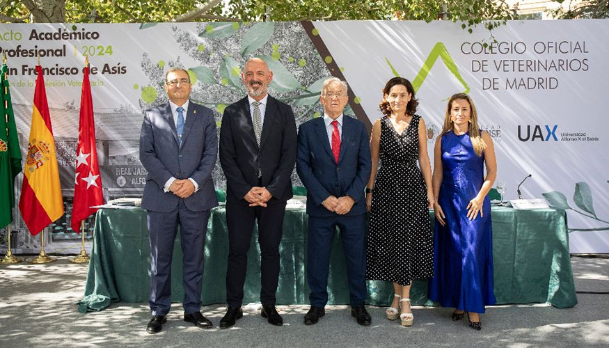 Acto del da de San Francisco de Ass en el Colegio de Veterinarios de Madrid