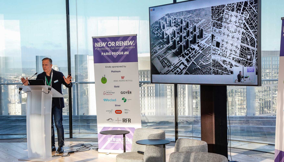 El Director General del CTBUH, Javier Quintana de Ua, expuso las visiones histricas de las ciudades de rascacielos...