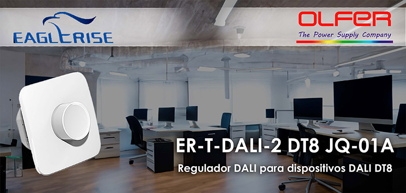 ER-T-DALI-2 DT8 JQ-01A: Regulador DALI para dispositivos DALI DT8