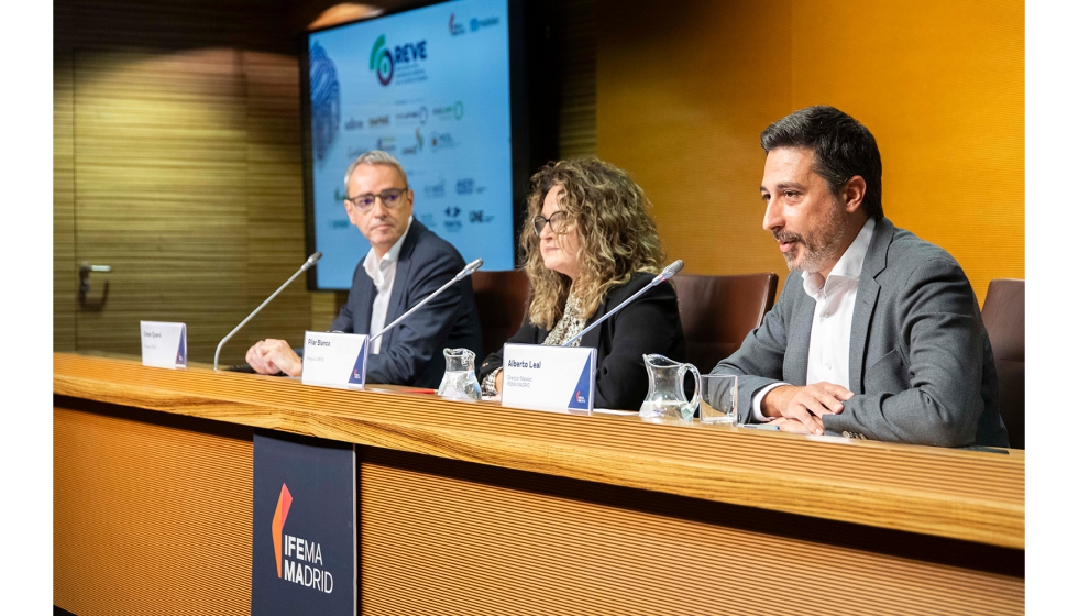 Oscar Querol, director general de Afme; Pilar Blanco, responsable de comunicacin de Adime; y Alberto Leal...