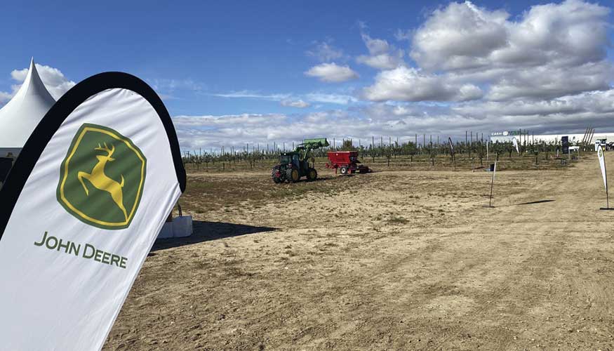 As demonstraes de campo foram divididas em estaes de trabalho