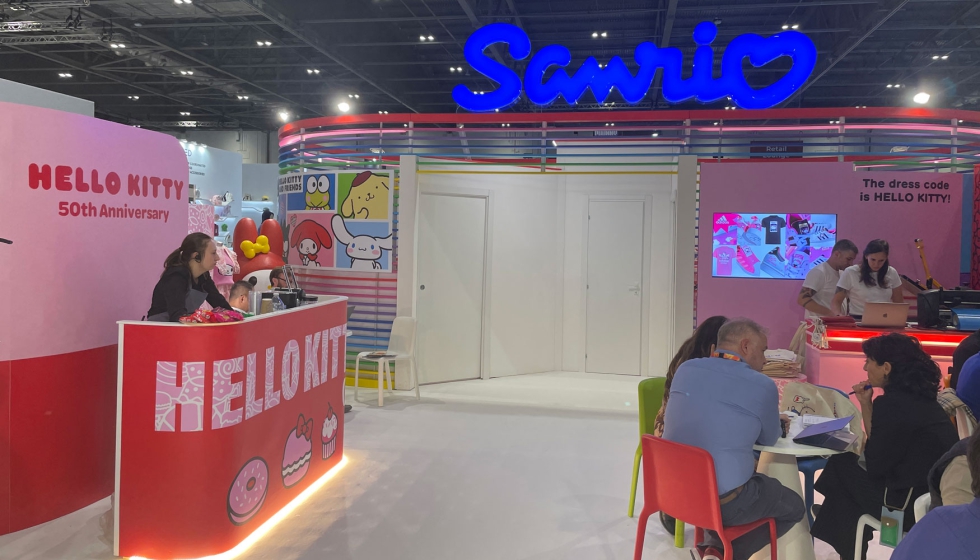 Stand de Sanrio en Brand Licensing Europe