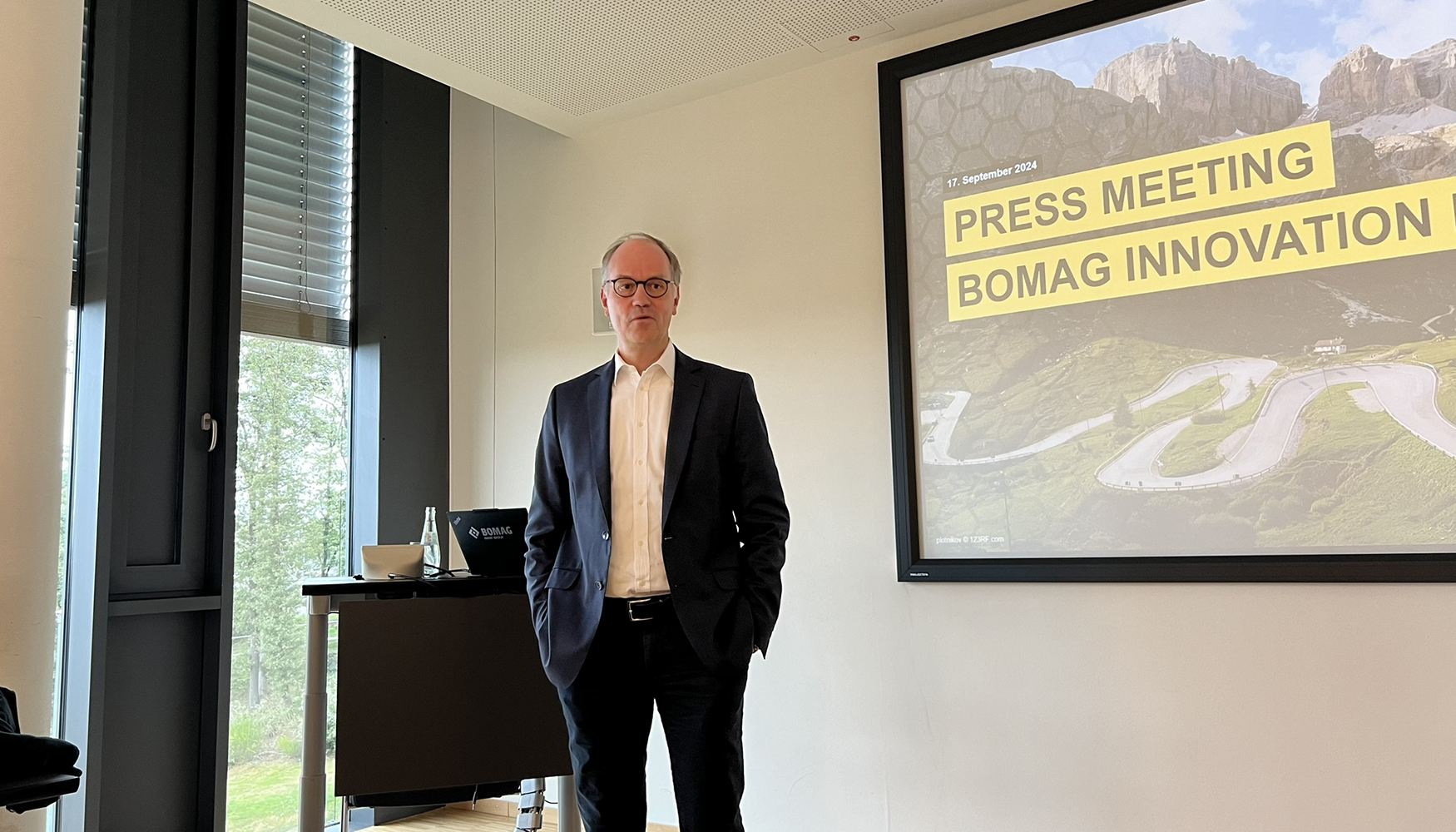 Ingo Ettischer, presidente de Bomag