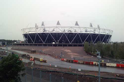 Estadio olmpico de Londres, en construccin. Autor: Roosterrulez