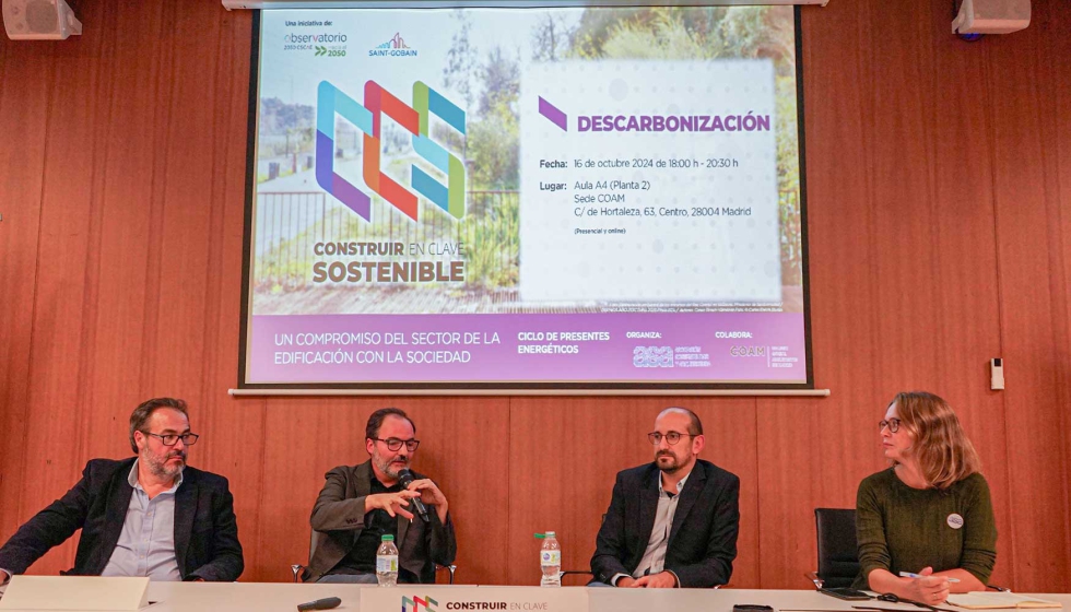 Instante de la jornada impulsada por el Observatorio 2030 del CSCAE y Saint-Gobain