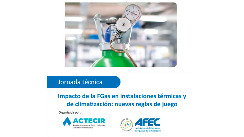 Foto de La jornada Impacto del FGas en instalaciones trmicas y de climatizacin: nuevas reglas de juego' llega a Barcelona