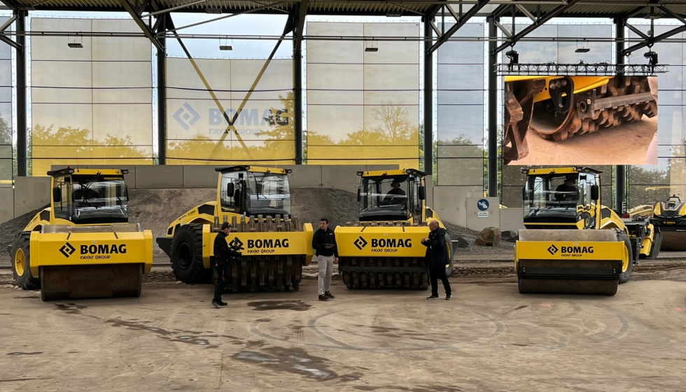 Cilindros em exposi��o durante as demonstra��es