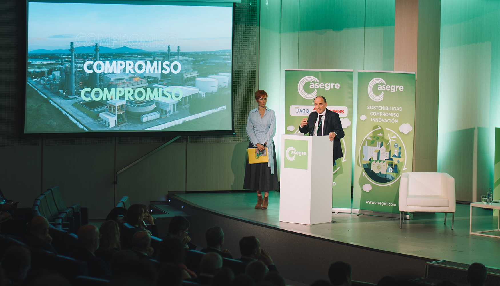 El presidente de Asegre, Christophe Mallet, fue el encargado de inaugurar el foro